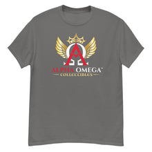 Load image into Gallery viewer, Official Alpha Omega Collectibles T-Shirt (Red & White Logo)