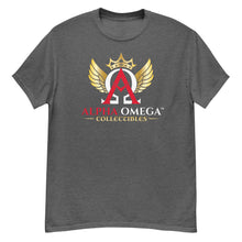 Load image into Gallery viewer, Official Alpha Omega Collectibles T-Shirt (Red & White Logo)
