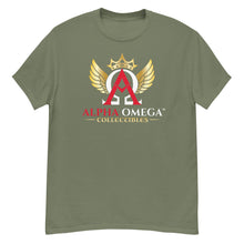Load image into Gallery viewer, Official Alpha Omega Collectibles T-Shirt (Red & White Logo)