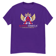 Load image into Gallery viewer, Official Alpha Omega Collectibles T-Shirt (Red & White Logo)