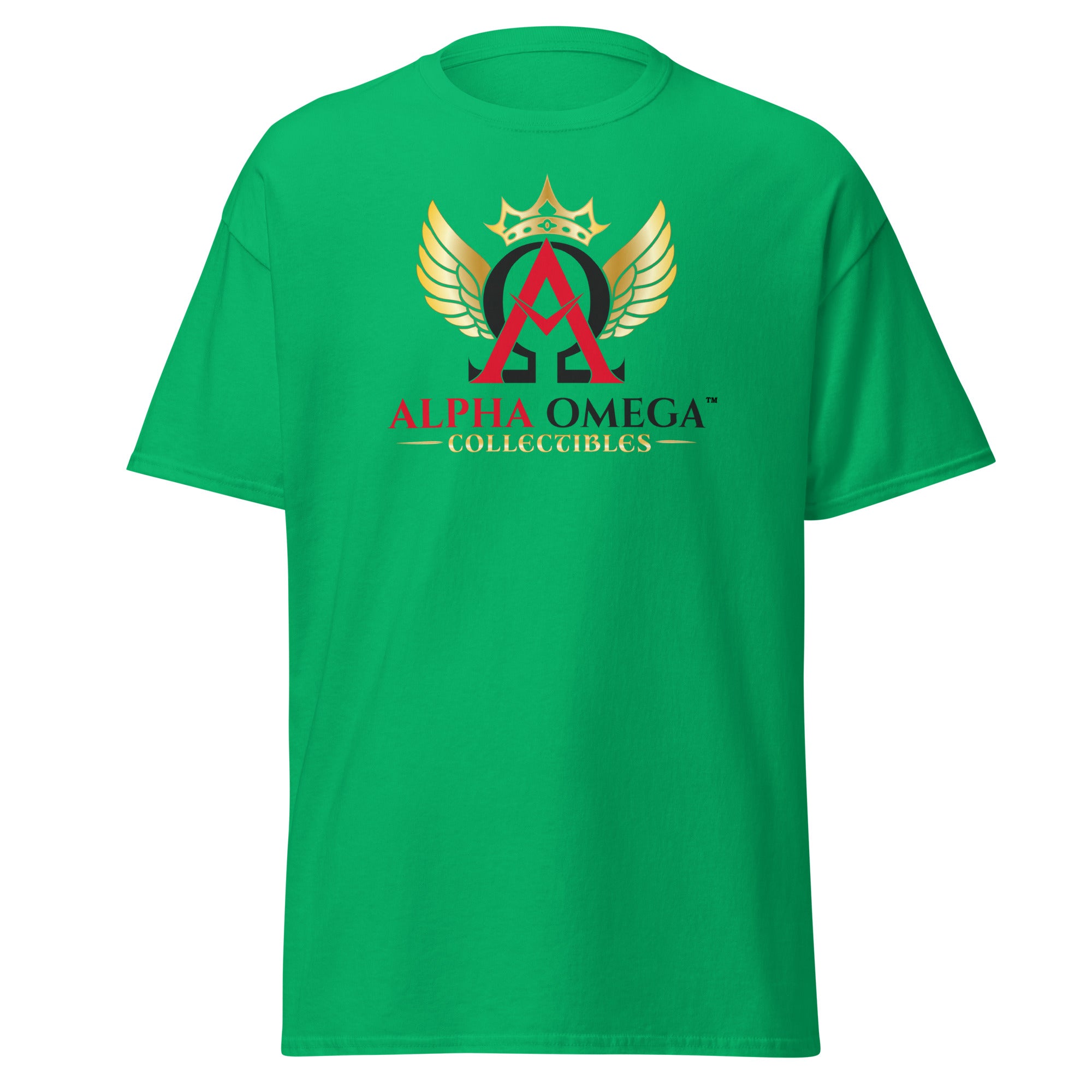 CafePress - Alpha Omega T Shir T Shirt - Fitted T-Shirt, Vintage Fit Soft  Cotton Tee